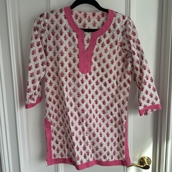✨Gorgeous Cotton Hand Block Print Tunic - Size Medium - Picture 1 of 4